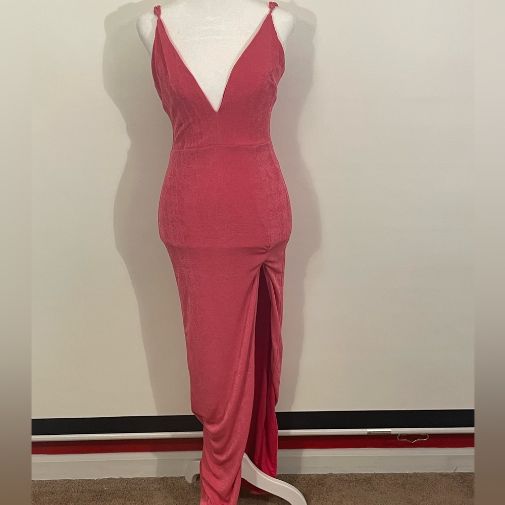 Evening dress. Prom dress. Pink small